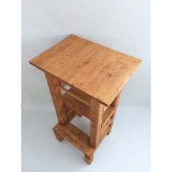 Odkaládací stolek na učící věž - lazura s povrchovým lakem